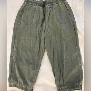 Lane Bryant Cargo Cropped Joggers Size 14/16